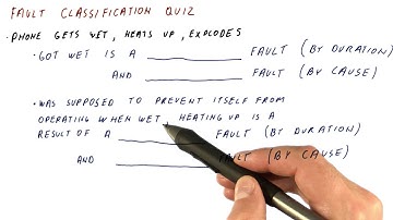 Fault Classification Quiz - Georgia Tech - HPCA: Part 5