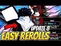 Best &amp; *EASY* Ways To Obtain Rerolls In Anime Vanguards Update 8!