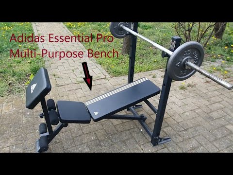 intencional Simetría Restricción Adidas Essential pro multi purpose bench review - YouTube