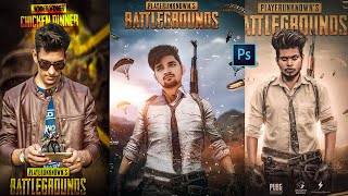 Photoshop manipulation tutorial // How to create PUBG Gaming Poster| |2020 // Smart Editor screenshot 4