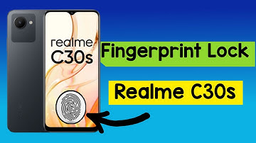 How to set fingerprint lock in realme c30s | Realme c30s Fingerprint Lock kaise Lagae | #setting