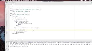Code Review for Eratosthenes Sieve