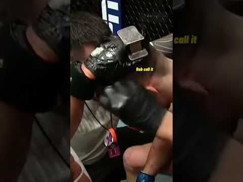 Ufc Fighter Quits Mid Fight!