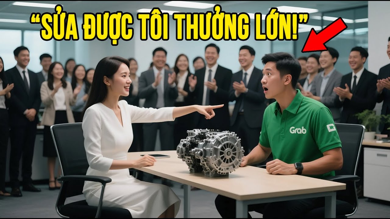 “Sửa Được Tôi Thưởng Lớn!” – Nữ Tỷ Phú Sốc Khi Anh Xe Ôm Hoàn Thành Trong 30 Phút