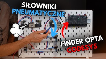 Zaprogramuj siłowniki pneumatyczne w LAD, ST i SFC na PLC Finder OPTA w Codesys