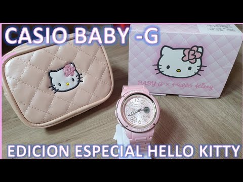 Polvoriento paralelo Competencia Casio Baby- G Edición Especial Hello Kitty Mexico !!! - YouTube