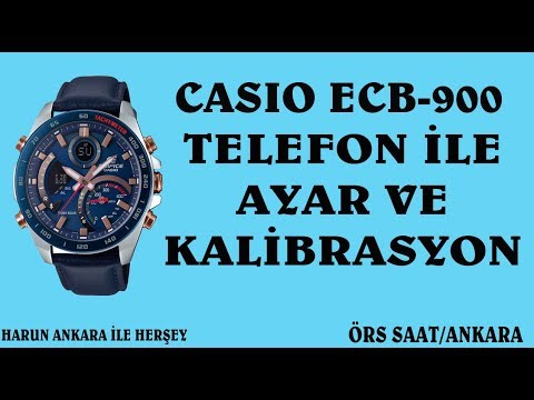 CASIO ECB-900 TELEFON İLE AYAR