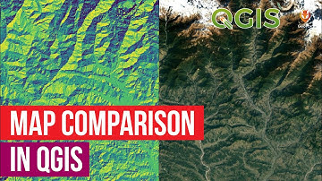 How To Create Comparison Map In QGIS || Side By Side Comparison Map || QGIS Tutorials || #QGIS