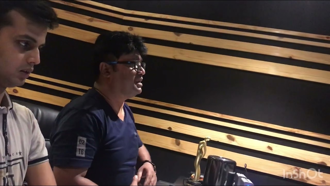 Recording with Jubin Nautiyal #prosenjitmahapatra #youtubeshorts #jubinnautiyal #jubinlive