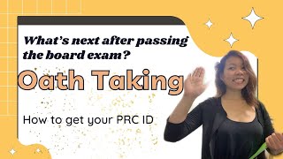 Oath taking & PRC ID | next step after passing the board Exam |Leris Online account