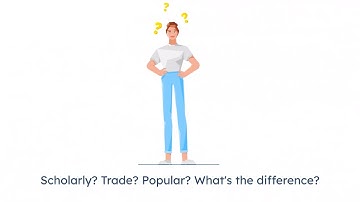 Search for Sources, Part 3: Understanding Source Types: Scholarly, Trade, and Popular Sources