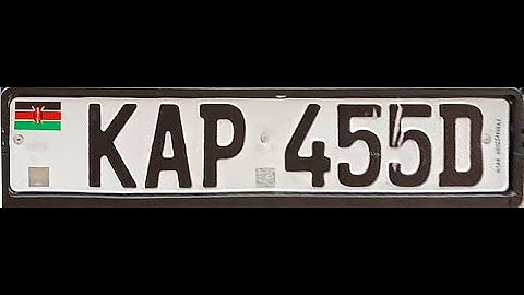 Africa Kenya License Plate ANPR Camera License Plate Reader LPR Parking System