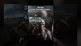 The Best kratos voice actor moment god of war #games