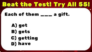 55 Essential Grammar Questions with Answers and Explanations | Master English Now!