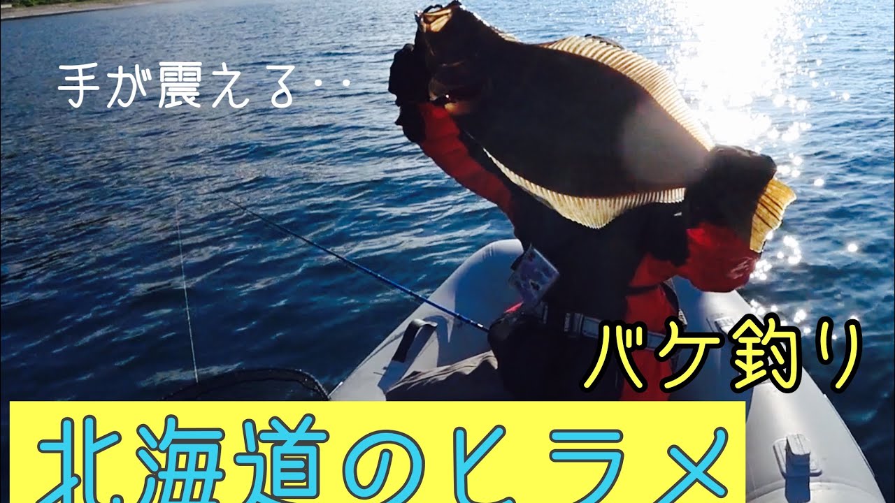 ヒラメ釣り】北海道特有のバケ釣り！2022 - YouTube
