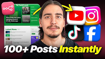 Turn Your Blogs Into Hundreds Of Social Media Posts With One Click (Free AI System)