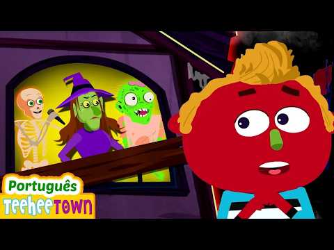 Who Is In The Window 🧙🏻‍♀️| Halloween Songs for Kids | Teehee Town