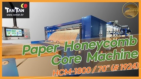 [TANTAN]  Paper Honeycomb Core Machine, HCM-1800 (v.1924)