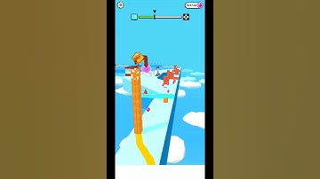 ⏫⏫🤣 Cube surfer Android(İOS) game play #shorts #cubesurfer level 100