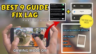 BEST 9 GUIDE FIX LAG PUBG MOBILE FOR IPHONE | Recomended For iPhone 5, 6s/6splus, 7/7plus, 8/8plus