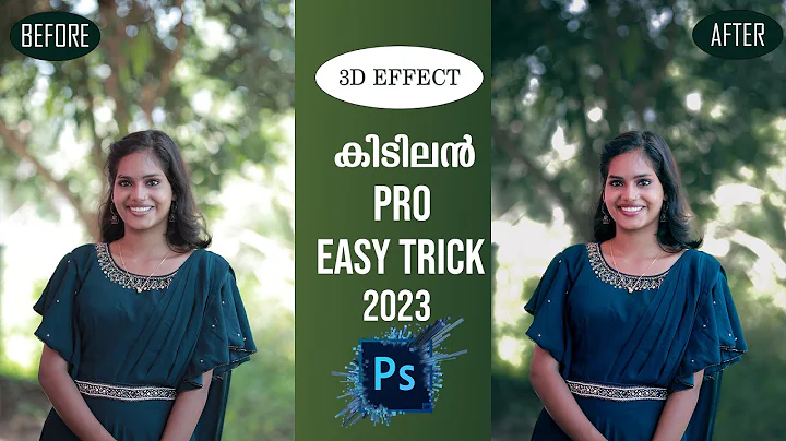 Simple COLOR GRADE Trick To Make Your Photo "Pop" (Look MORE 3D!) Malayalam