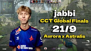 CS2 POV Astralis jabbi (21/9) vs Aurora (Ancient) @ CCT Global Finals 2024