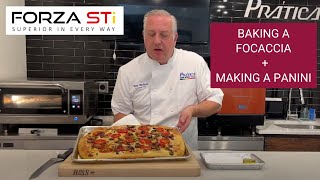 Baking A Focaccia In A Forza Sti Panini In A Rocket Express Prática Products