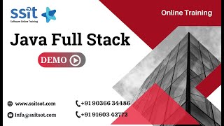 Java Full Stack Training Demo || SSIT Software Online Training @ 23/11/2022