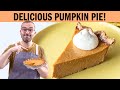 Perfect Pumpkin Pie **No cracks or sinking** - The Scran Line