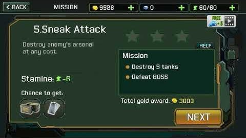 Gunship strike level 5 sneak attack gameplay