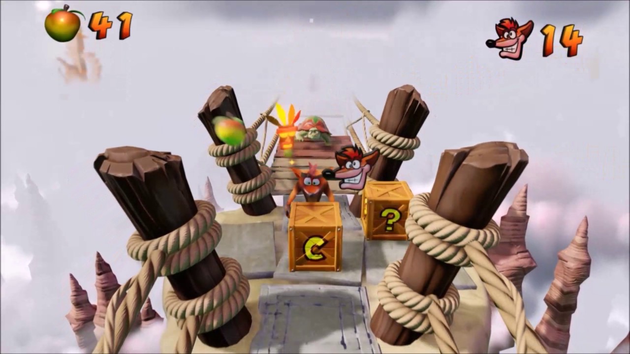 Crash Bandicoot N. Sane Trilogy Easy Rope Bridge Cheat YouTube