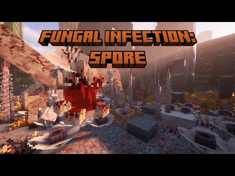 Видео: ГРИБКОВОЕ ЗАРАЖЕНИЕ В МАЙНКРАФТЕ | Fungal Infection: Spore | Подробный обзор мода #28