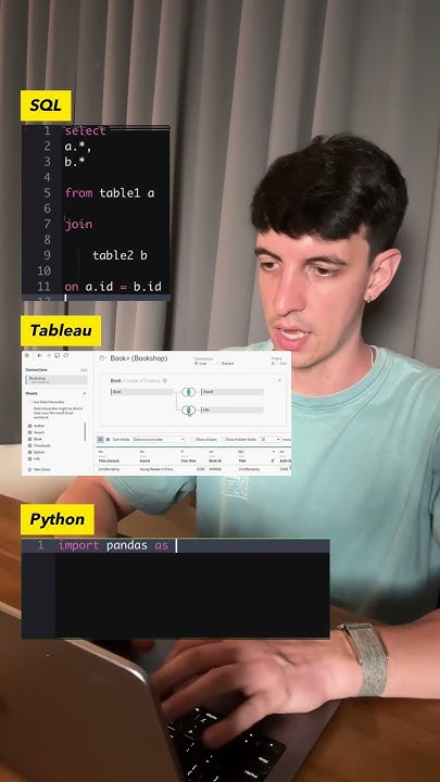 SQL vs Tableau vs Python - Joins - YouTube