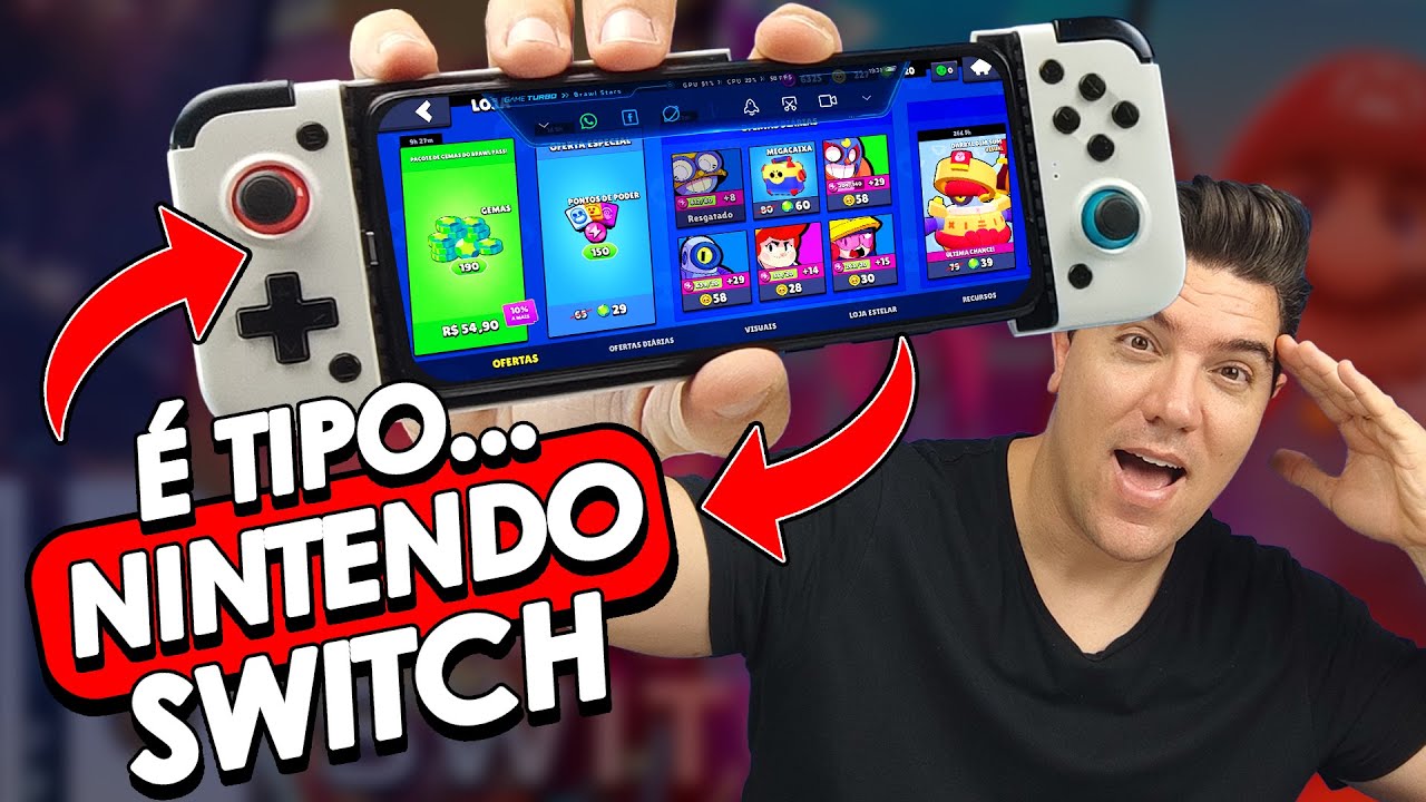 INCRÍVEL JOGOS DE CELULAR ANDROID PARA JOGAR SEU NINTENDO SWITCH! 