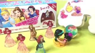 Disney Princesses Zaini Chocolate Eggs & Crockki, Kinder Joy Surprise Egg 迪士尼公主特版哦 ᴗ