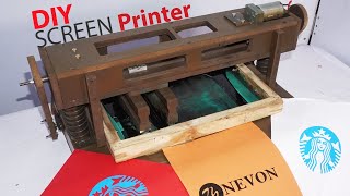 Making of DIY Automatic Screen Printing Machine | Mechatronics Project Ideas