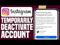 How To Temporarily Deactivate Instagram Account (Step-By-Step)