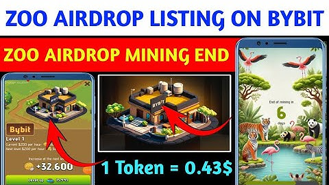 ZOO AIRDROP FINALLY LISTING ON BYBIT EXCHANGES | ZOO AIRDROP MINING END ON 31 JANUARY