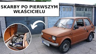 Fiat 126p po pierwszym właścicielu. Tak kiedyś dbano o samochody!