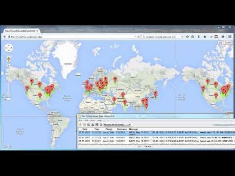 Visualizing Firewall Hits with Python and Google Maps
