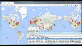 Visualizing Firewall Hits with Python and Google Maps