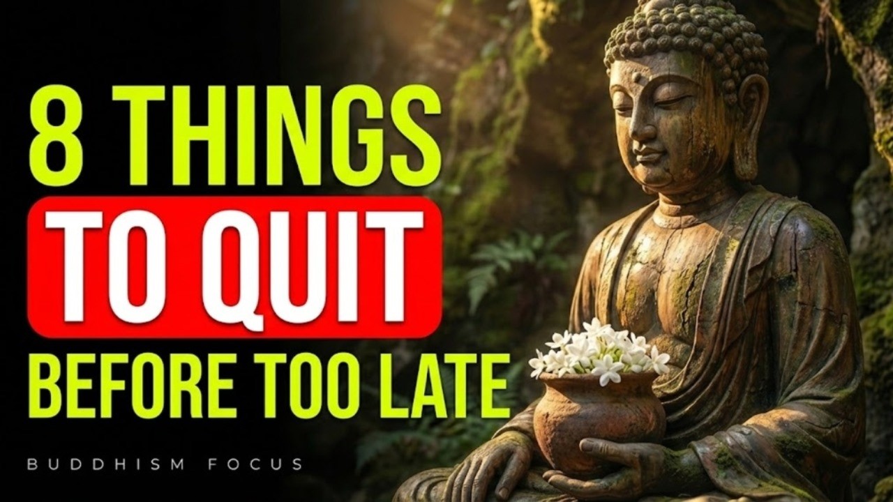 As You Get Older, Quit These 8 Things…Before Too Late | Buddhism Focus