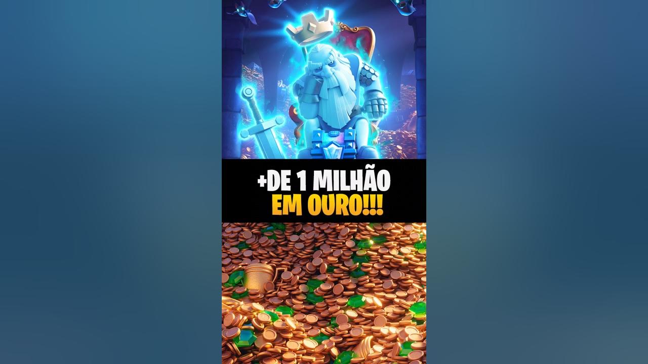 COMO RESGATAR 1MILHÃO 750MIL DE OURO NO CLASH ROYALE JOGO DE XADREZ OURO  GRÁTIS 