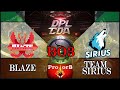 Blaze vs Team Sirius | Real Time Updates