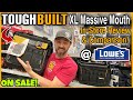 👀 LOWE’S Toughbuilt XL Massive Mouth Tool Bag In-Store Review & Comparison! Best Rolling Tool Bag!