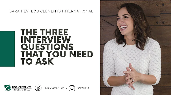 The Three Interview Questions that You Need to Ask