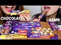 ASMR CADBURY DAIRY MILK CHOCOLATES 초콜릿 리얼사운드 먹방 チョコレートcoklat चॉकलेट | Kim&Liz ASMR