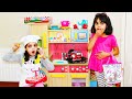 If No Customers in Restaurant | Katy & Ashu Pretend Play as Chef and Customer | Cooking Kids Toys