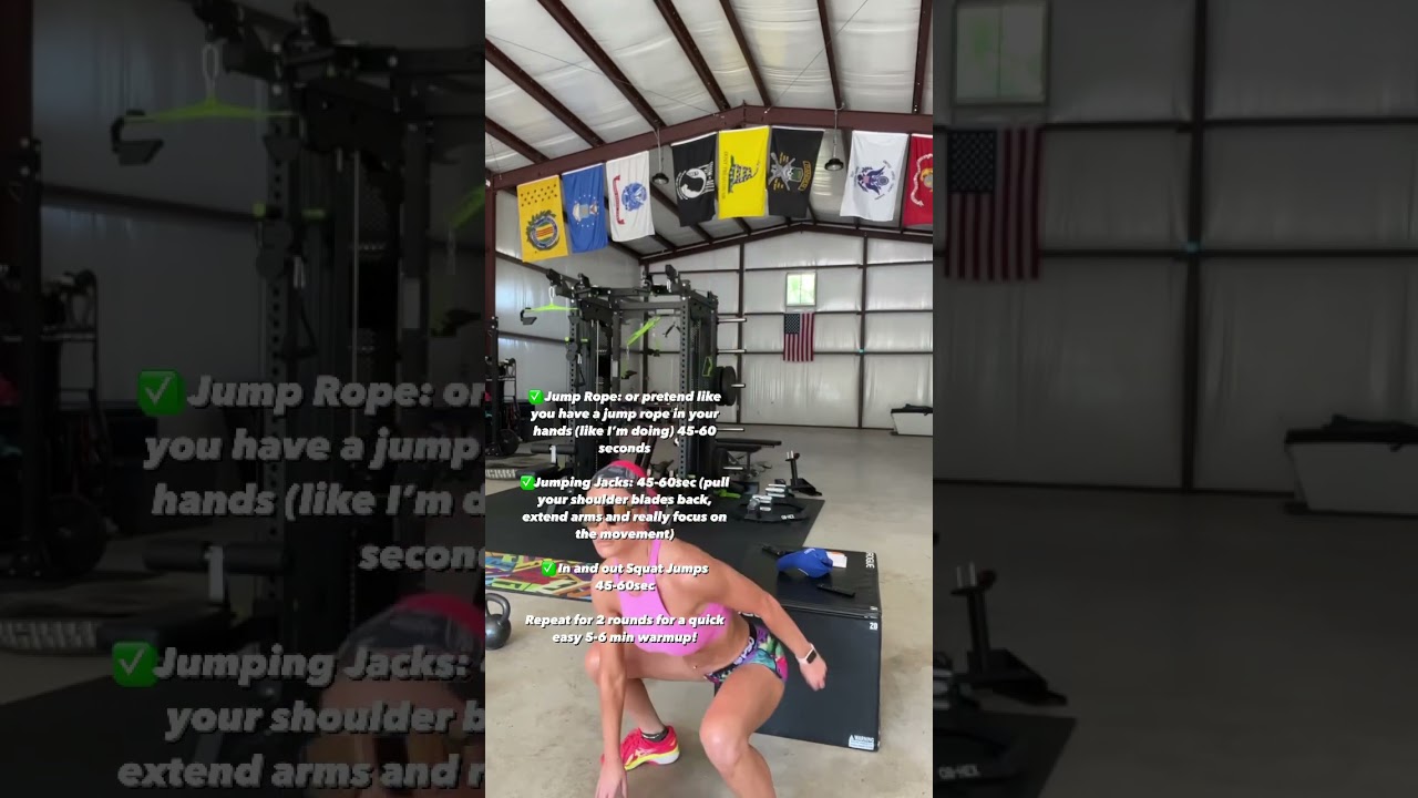 3 quick & easy movements you can do for your warm up! 