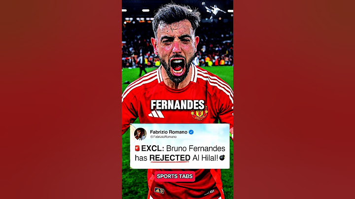 Bruno fernandes has turned down Al Hilal to stay at Manchester United #manchesterunited